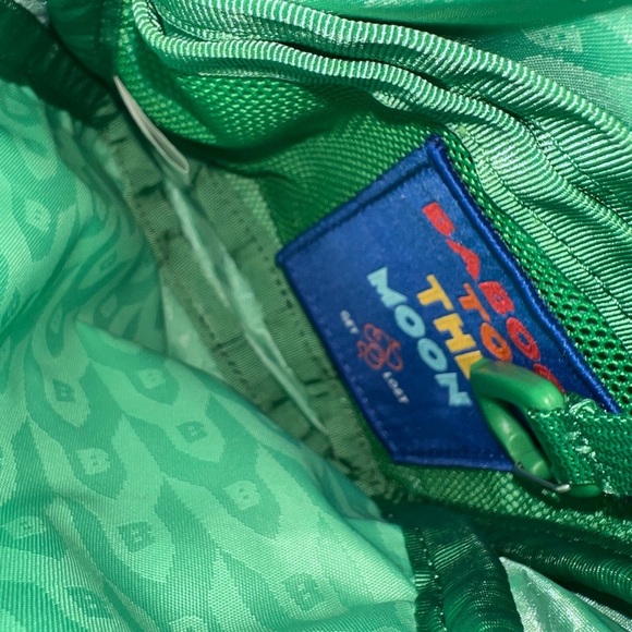 Baboon To The Moon Nylon Sling Crossbody Bag In Green - Picture 7 of 9